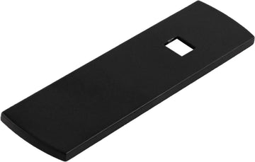 Bijou Astoria Collection Backplate 3-1/2'' x 7/8'' Matte Black Finish B056380-MB