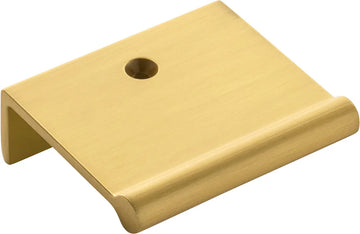 Bijou Cinch Finger Pull 1-1/2'' cc 2-1/2'' x 2-1/4'' Brushed Golden Brass Finish B075003-BGB