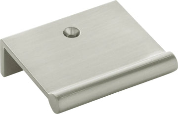 Bijou Cinch Finger Pull 1-1/2'' cc 2-1/2'' x 2-1/4'' Satin Nickel Finish B075003-SN