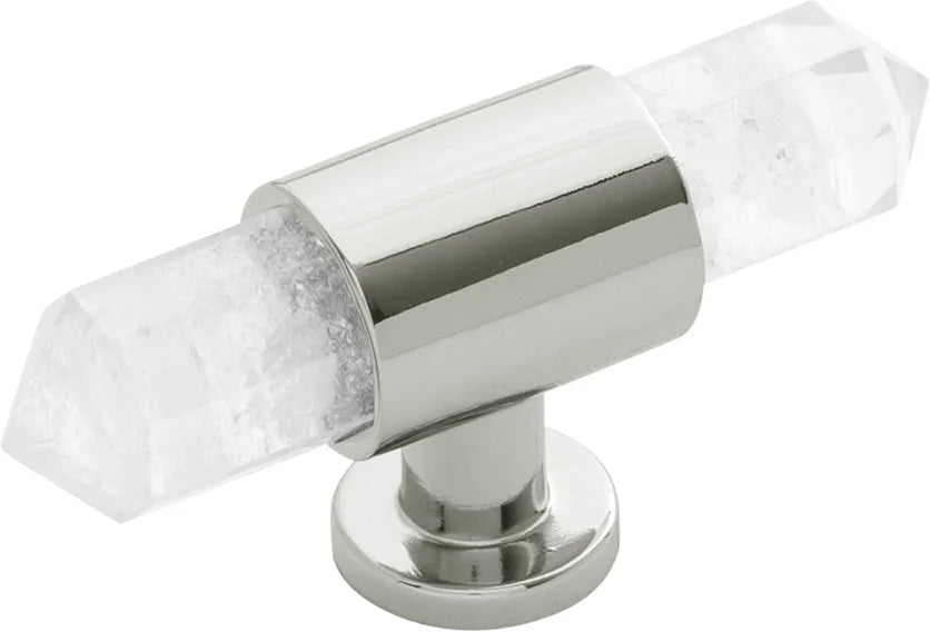 Bijou Aura Collection T-Knob Natural Quartz