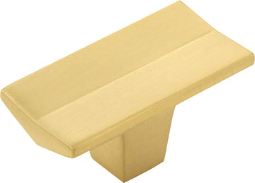 Avenue Collection Knob 2'' x 1'' Brushed Golden Brass Finish B076087-BGB