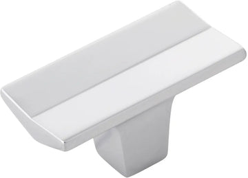 Avenue Collection Knob 2'' x 1'' Chrome Finish B076087-CH