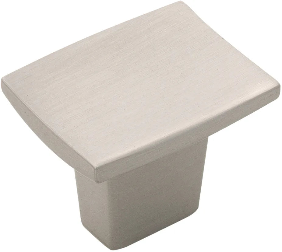 Channel Collection Knob 1-1/4'' x 1'' Satin Nickel Finish B076146-SN