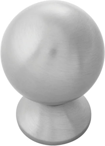 Fuller Collection Knob 1'' diam Stainless Steel Finish B076288-SS