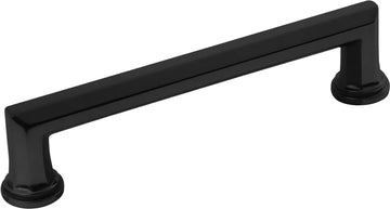 Facette Collection Pull 3-3/4'' cc Matte Black Finish B076541-MB