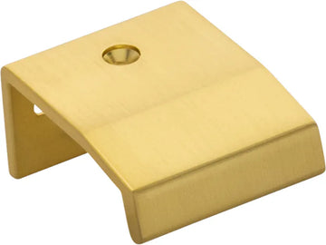 Bijou Fringe Finger Pull 7/8'' cc 1-3/8'' x 1-3/4'' Brushed Golden Brass Finish B076559-BGB