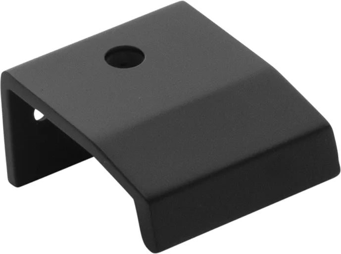Bijou Fringe Finger Pull 7/8'' cc 1-3/8'' x 1-3/4'' Matte Black Finish B076559-MB