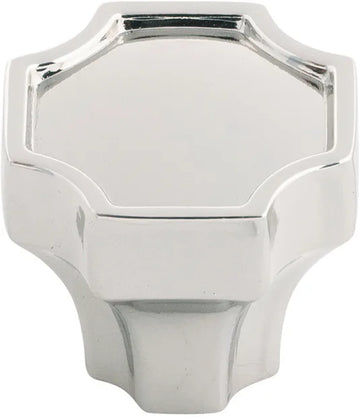 Monarch Collection Knob 1-1/4'' x 1-1/4'' Polished Nickel Finish B076636-14