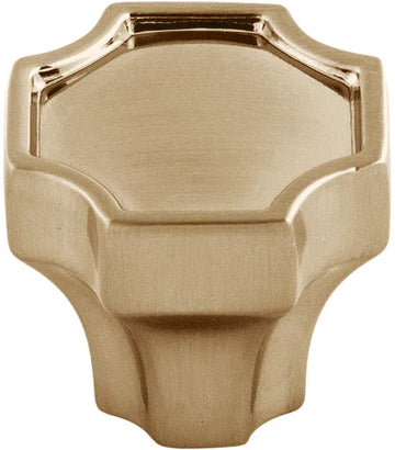 Monarch Collection Knob 1-1/4'' x 1-1/4'' Champagne Bronze Finish B076636-CBZ
