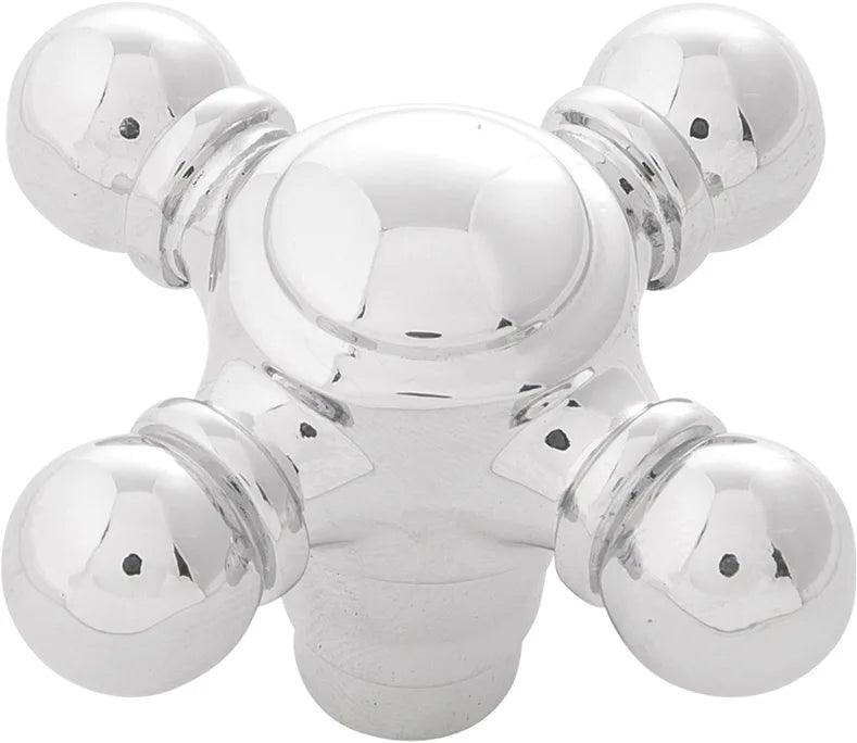 Fuller Collection Knob 2-1/8'' x 2-1/8'' Chrome Finish B076809-CH