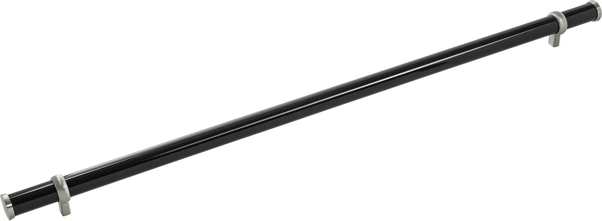 Bijou Paramount Pull 27-1/8'' cc Black Acrylic with Satin Nickel Finish B077011-BASN