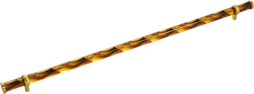 Bijou Paramount Pull 27-1/8'' cc Tortoise Shell Acrylic with Brushed Golden Brass Finish B077011-TRBGB