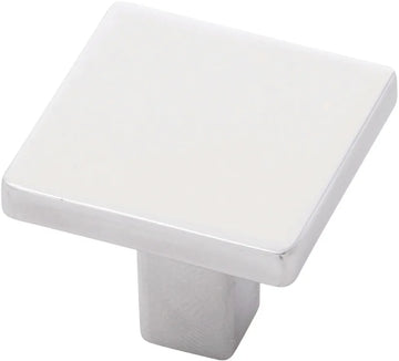 Emerge Collection Knob 1-5/16'' Square Polished Nickel Finish B077034-14