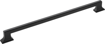 Brownstone Collection Pull 12'' cc Matte Black Finish B077465-MB