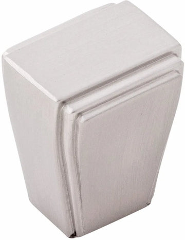 Belleclaire Collection Knob 1'' x 7/8'' Satin Nickel Finish B077493-SN