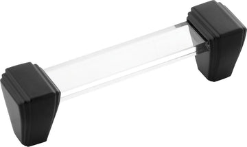 Belleclaire Collection Pull 3-3/4'' cc Crysacrylic with Matte Black Finish B077503-MB
