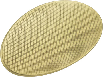 Bijou Grata Collection Pull 3-3/4'' x 1-78'' Oval Brushed Golden Brass Finish B078768-BGB