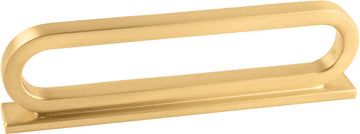 Corsa Collection Pull 3'' & 3-3/4'' cc Brushed Golden Brass Finish B078785BGB