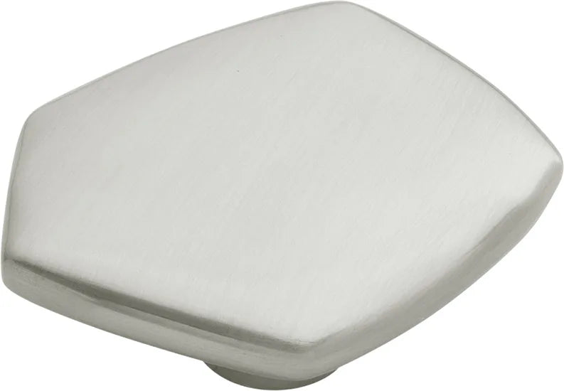 Pebble Collection Knob 2-15/16'' x 2-1/8'' Satin Nickel Finish B079712-SN