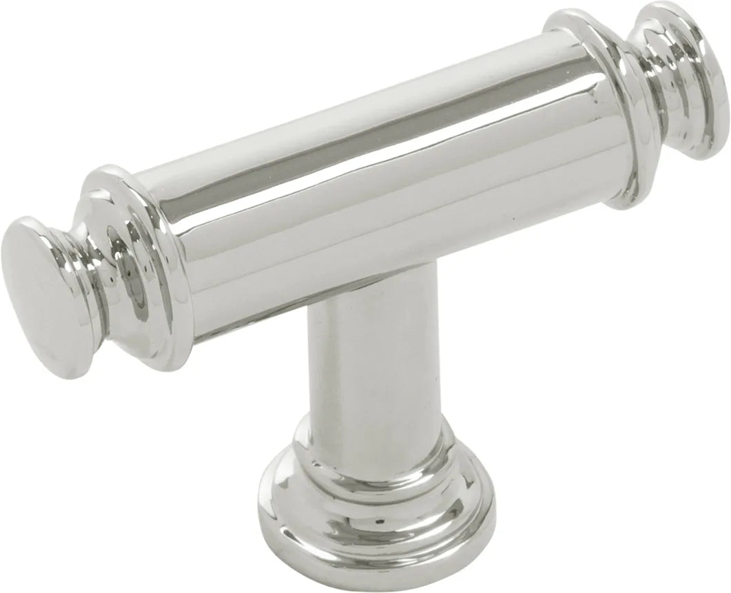 Berkshire T-Knob 2-1/8'' x 11/16'' Polished Nickel Finish B079928-14