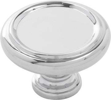 Berkshire Knob 1-1/2'' diam Chrome Finish B079931-CH