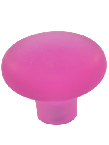 Fuchsia Frost Mushroom Knob