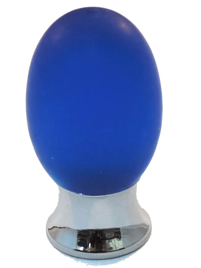 Athens Blue Polyester with Solid Brass Knobs 101-CM003-PB