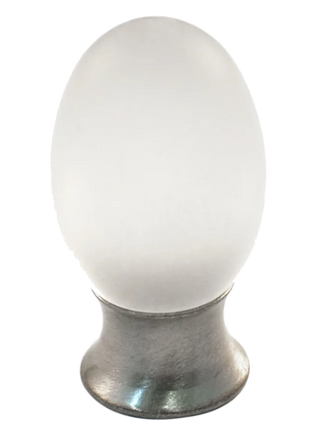 Athens Clear Polyester with Solid Brass Knobs 101-CM006-PB