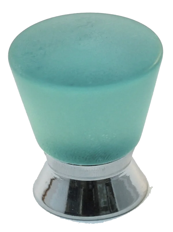 Athens Turquoise Polyester with Solid Brass Knobs 102-CM001-PB