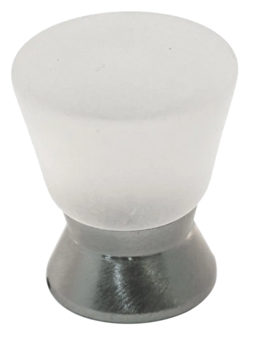 Athens Clear Polyester with Solid Brass Knobs 102-CM006-PB
