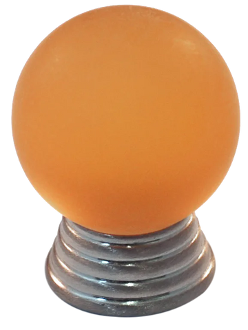 Athens Amber Polyester with Solid Brass Knobs 106-CM011-PB