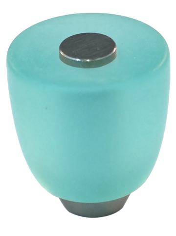 Athens Turquoise Polyester with Solid Brass Knobs 108-CM001-PB