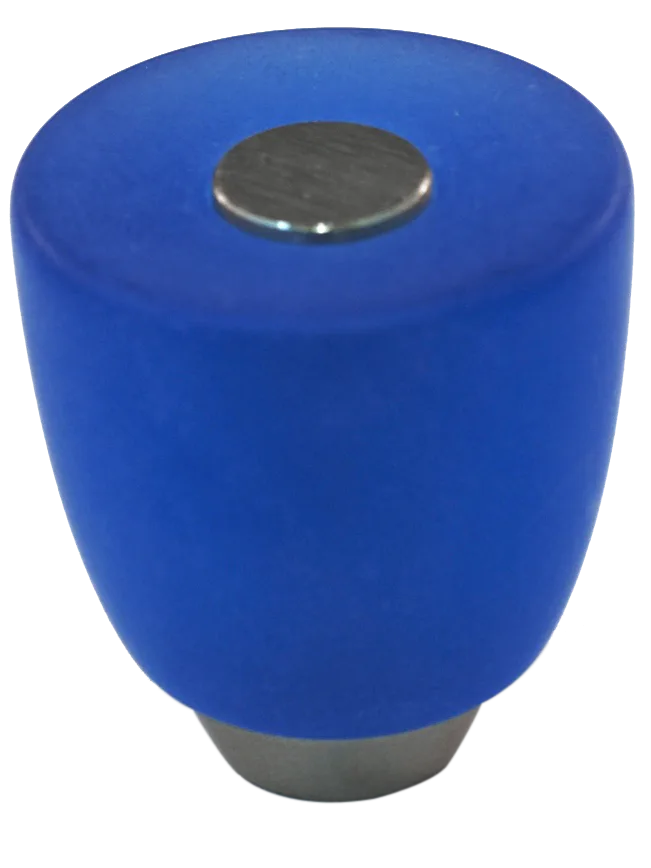 Athens Blue Polyester with Solid Brass Knobs 108-CM003-PB