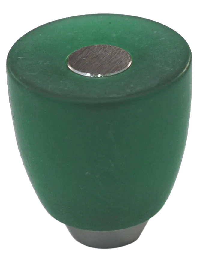 Athens Green Polyester with Solid Brass Knobs 108-CM014-PB