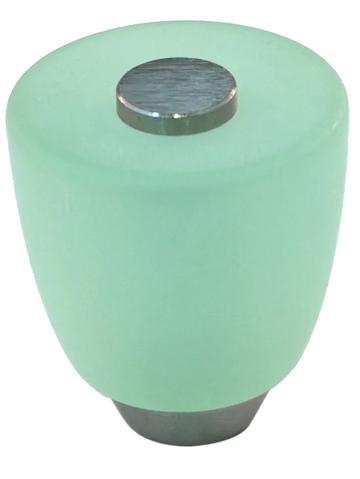 Athens Light Green Polyester with Solid Brass Knobs 108-CM019-PB