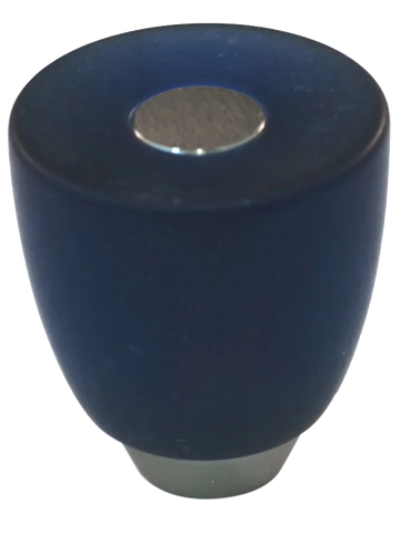 Athens Cobalt Blue Polyester with Solid Brass Knobs 108-CM020-PB