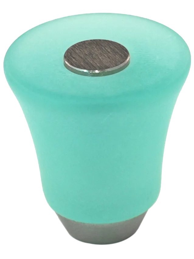 Athens Turquoise Polyester with Solid Brass Knobs 109-CM001-PB