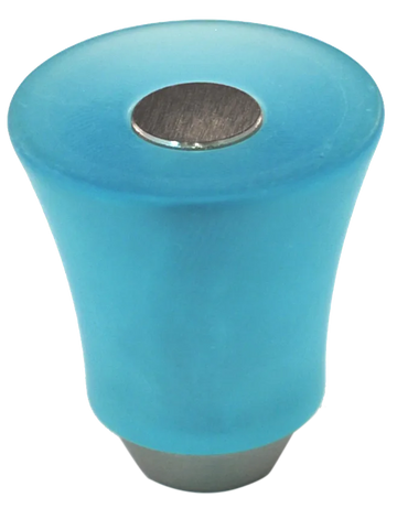 Athens Light Blue Polyester with Solid Brass Knobs 109-CM002-PB