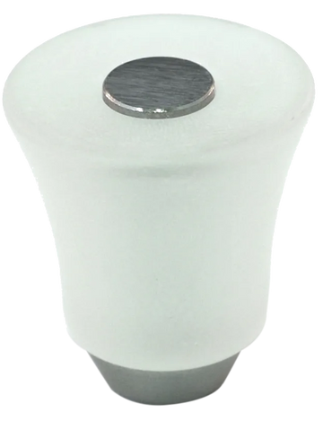 Athens Clear Polyester with Solid Brass Knobs 109-CM006-PB