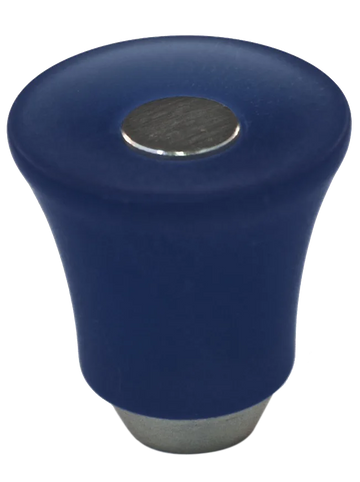 Athens Cobalt Blue Polyester with Solid Brass Knobs 109-CM020-PB