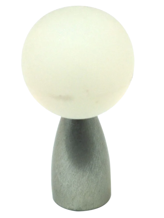 Athens Clear Polyester with Solid Brass Knobs 111-CM006-PB