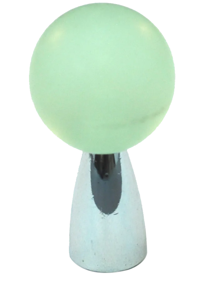 Athens Light Green Polyester with Solid Brass Knobs 111-CM019-PB