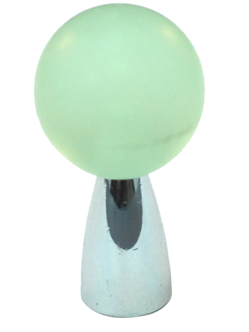 Athens Light Green Polyester with Solid Brass Knobs 111-CM019-PB