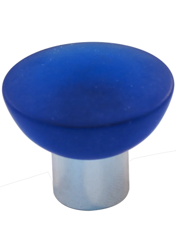 Athens Blue Polyester with Solid Brass Knobs 113-CM003-PB