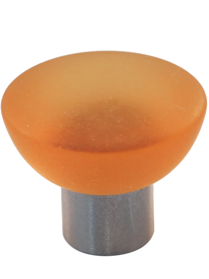 Athens Amber Polyester with Solid Brass Knobs 113-CM011-PB