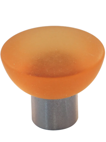 Athens Amber Polyester with Solid Brass Knobs 113-CM011-PB