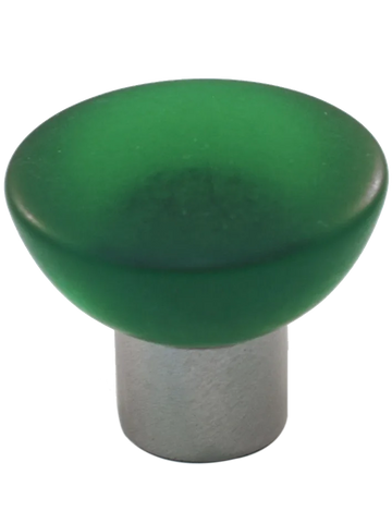 Athens Green Polyester with Solid Brass Knobs 113-CM014-PB
