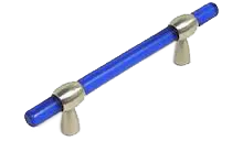 Athens Adjustable Blue Polyester with Solid Brass Pull