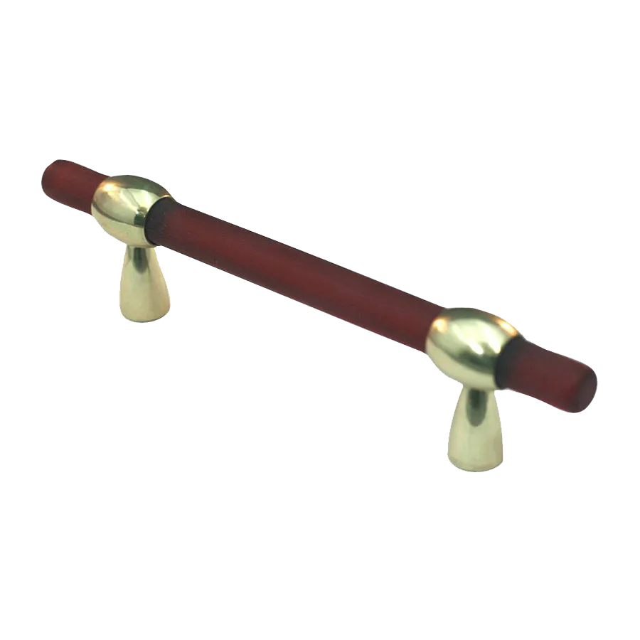 Athens Adjustable Red Polyester with Solid Brass Pull