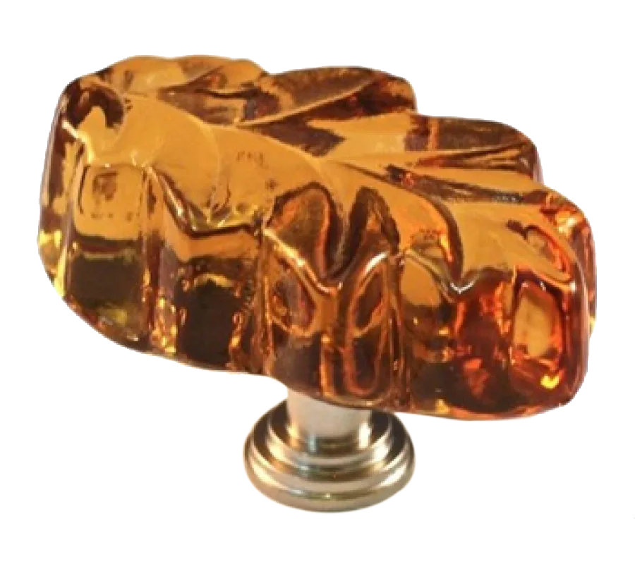 ArtX Oak Leaf Amber Knob